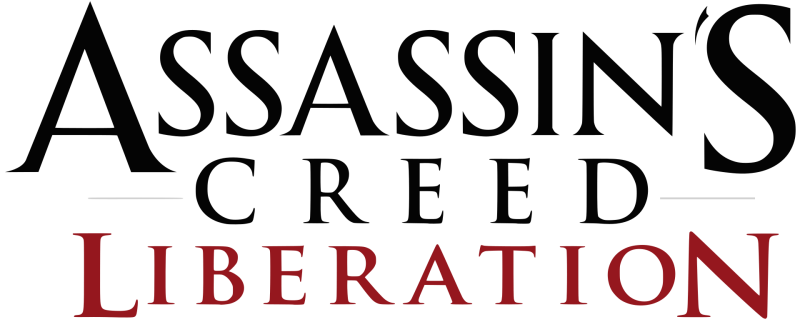 Assassin's Creed III: Liberation logo on a transparent background