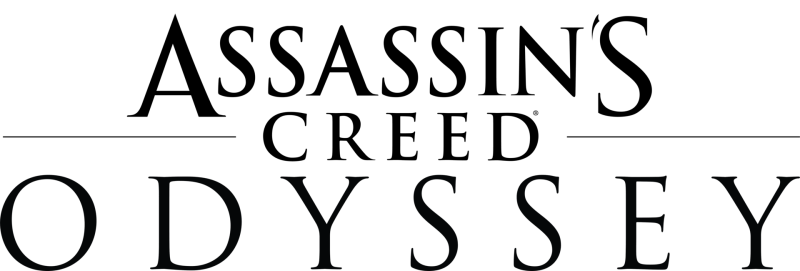 Assassin's Creed Odyssey logo on a transparent background
