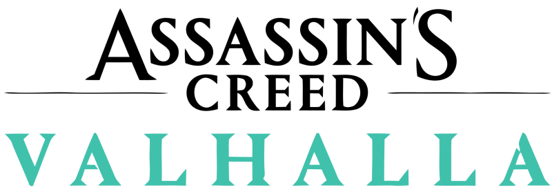 Assassin's Creed Valhalla logo on a transparent background