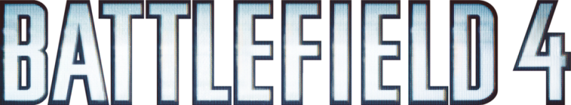 Battlefield 4 logo on a transparent background