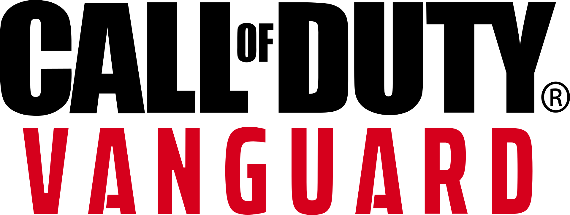 Call of Duty: Vanguard logo on a transparent background