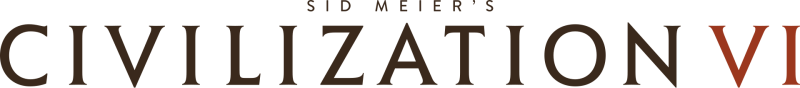 Civilization VI logo on a transparent background