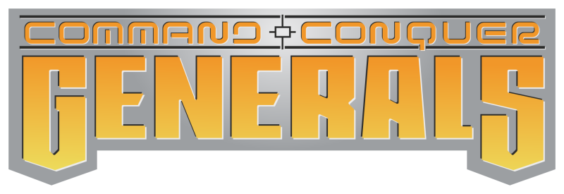 Command & Conquer: Generals logo on a transparent background