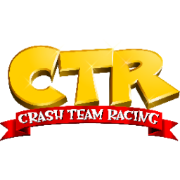 Crash Team Racing logo on a transparent background