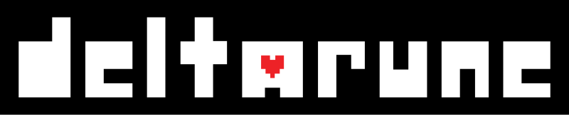 Deltarune logo in full colour