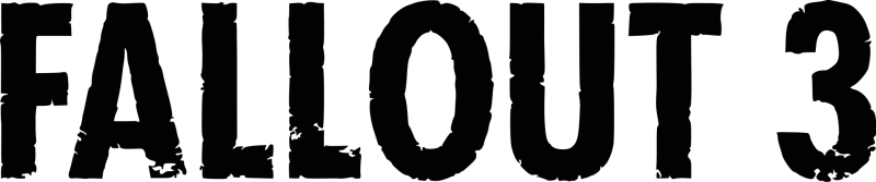 Fallout 3 logo on a transparent background