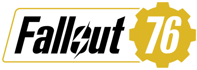 Fallout 76 logo on a transparent background