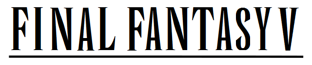 Final Fantasy V logo in full colour