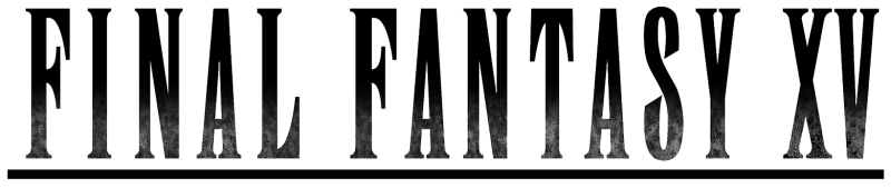 Final Fantasy XV logo on a transparent background