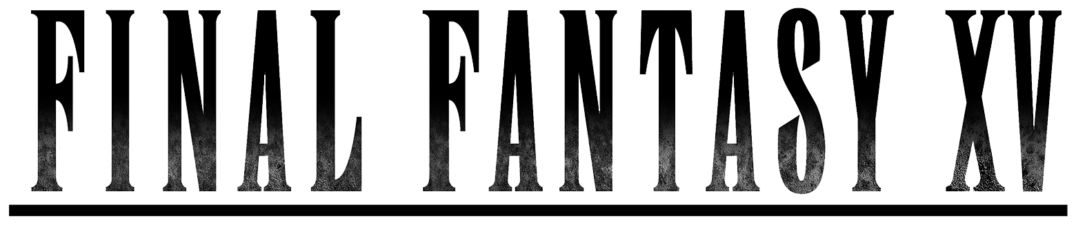 Final Fantasy XV logo on a transparent background