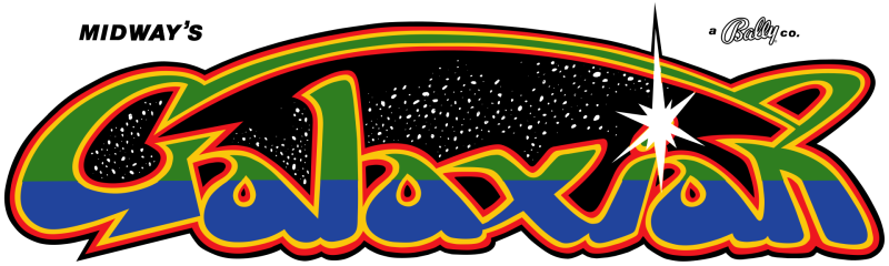 Galaxian logo on a transparent background