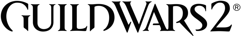 Guild Wars 2 logo on a transparent background