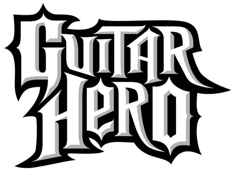 Guitar Hero logo on a transparent background