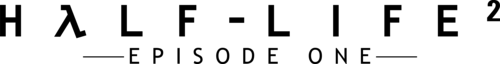 Half-Life 2: Episode One logo on a transparent background