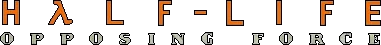 Half-Life: Opposing Force logo