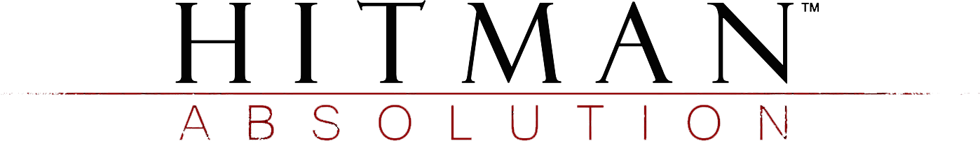 Hitman: Absolution logo on a transparent background