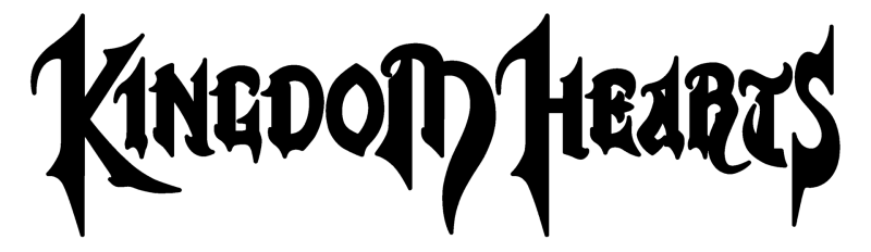 Kingdom Hearts logo on a transparent background