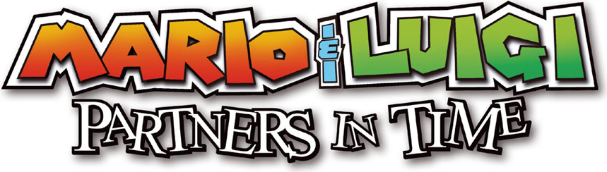 Mario & Luigi: Partners in Time logo in full colour