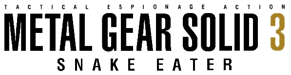 Metal Gear Solid 3: Snake Eater logo in full colour