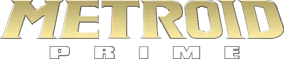 Metroid Prime logo on a transparent background