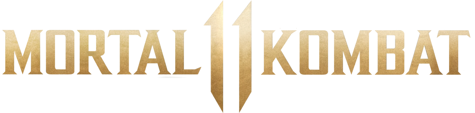 Mortal Kombat 11 logo on a transparent background