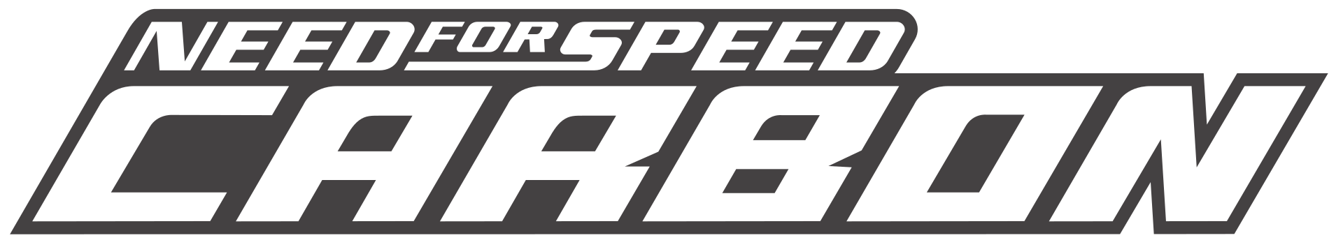Need for Speed: Carbon logo on a transparent background
