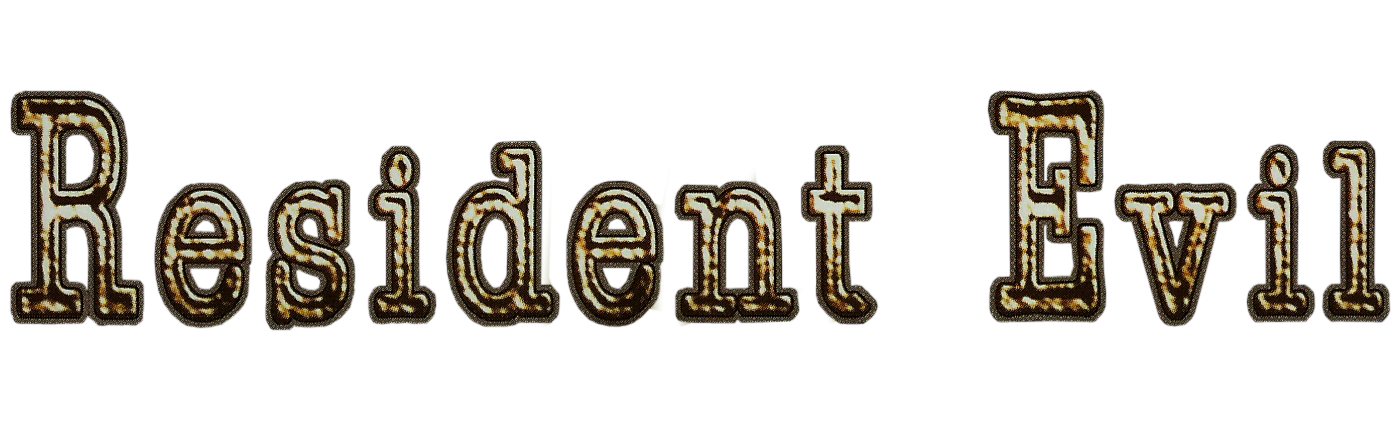 Resident Evil logo on a transparent background