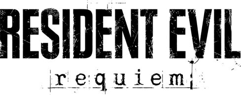 Resident Evil Requiem logo on a transparent background