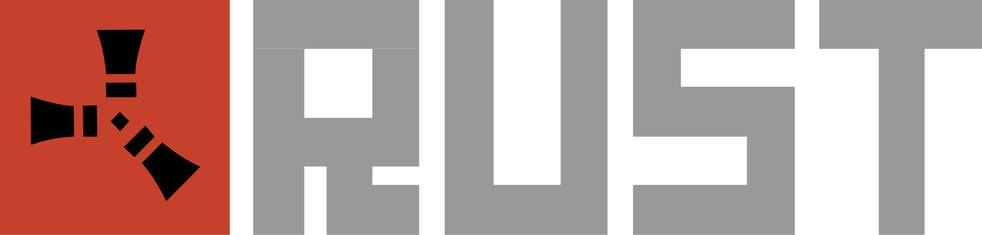 Rust logo on a transparent background