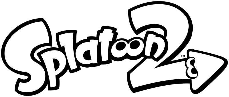 Splatoon 2 logo on a transparent background
