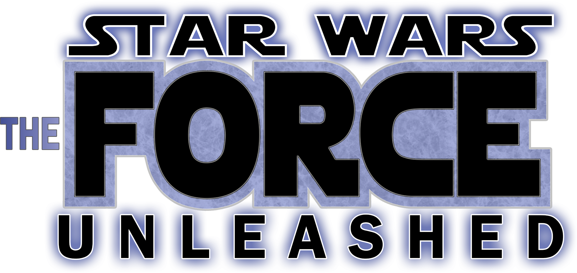 Star Wars: The Force Unleashed logo on a transparent background