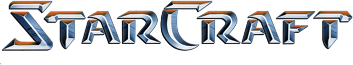 StarCraft logo on a transparent background