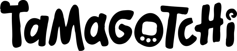 Tamagotchi logo on a transparent background