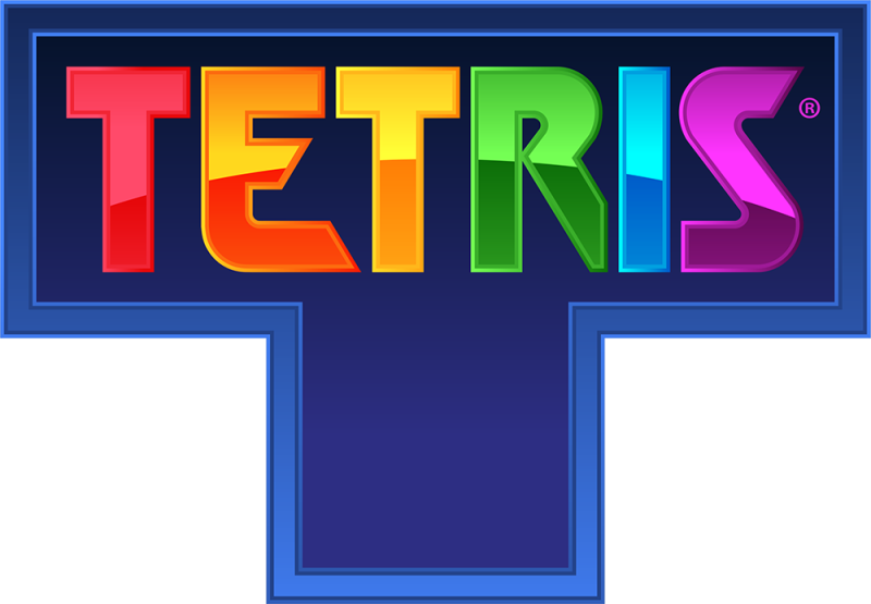 Tetris logo on a transparent background