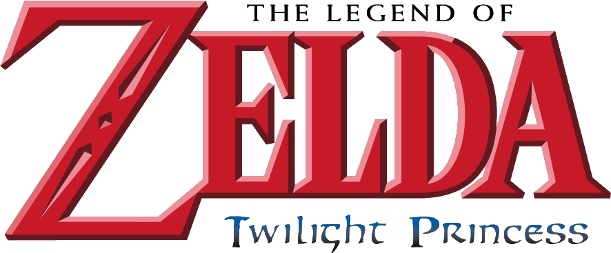 The Legend of Zelda: Twilight Princess logo on a transparent background