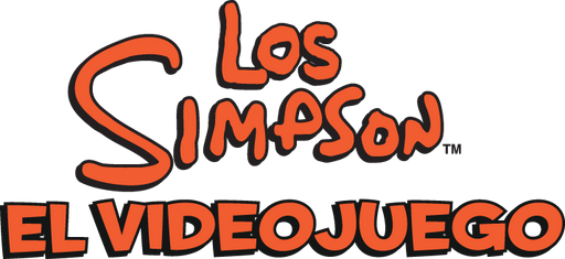 The Simpsons Game logo on a transparent background