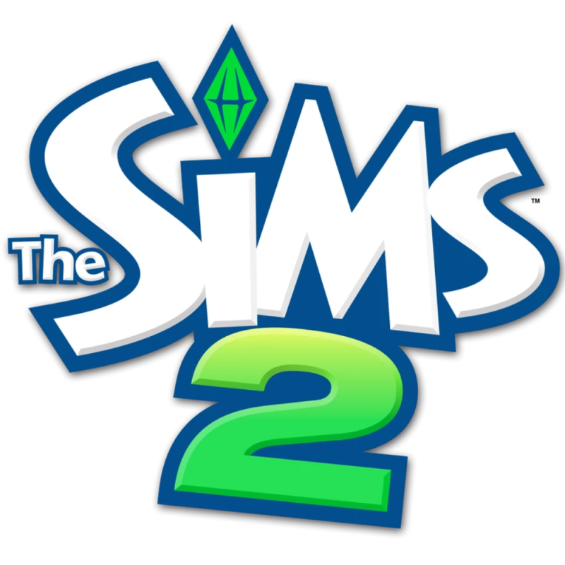 The Sims 2 logo on a transparent background