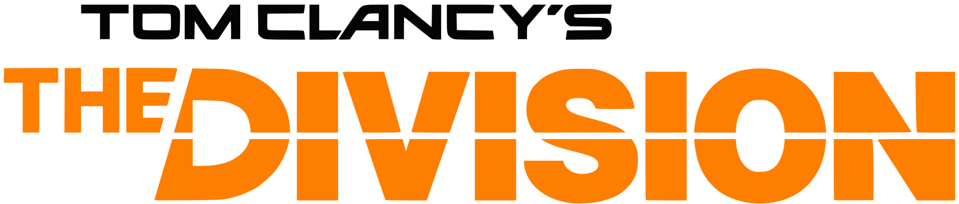 Tom Clancy's The Division logo on a transparent background