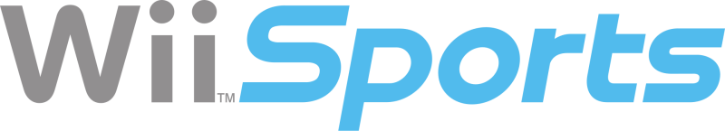 Wii Sports logo on a transparent background