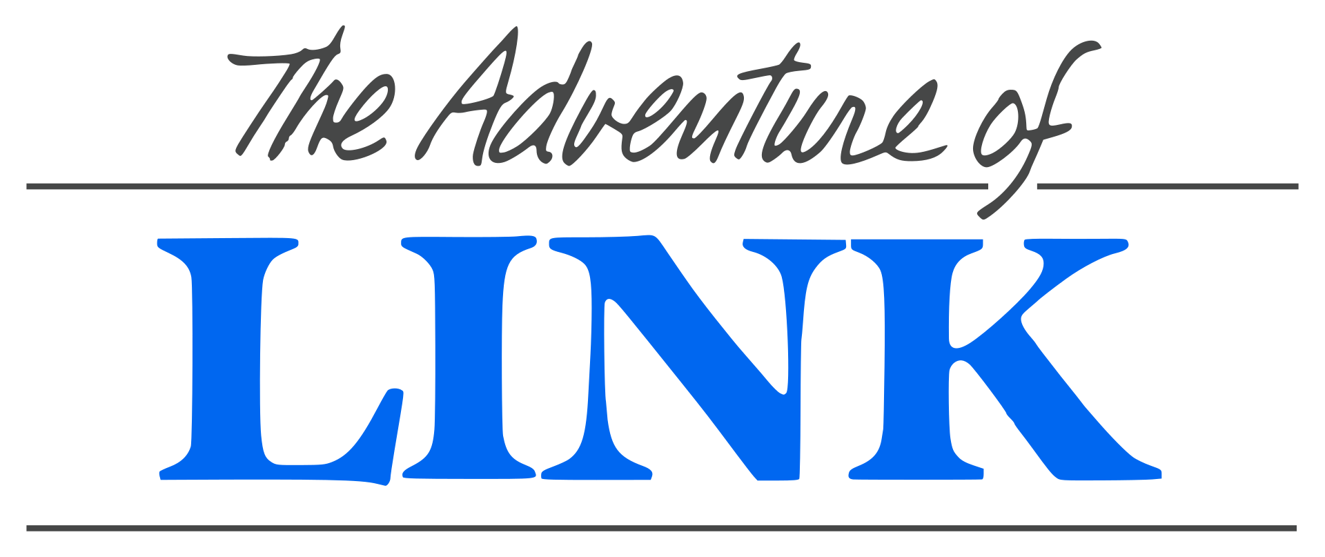 Zelda II: The Adventure of Link logo on a transparent background